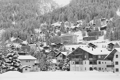 冰雪小镇达沃斯