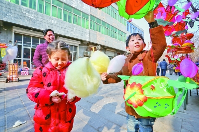 霸州市第32届胜芳灯会庙会举行