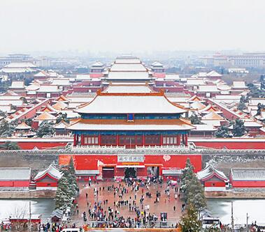 北京迎来今春首场降雪