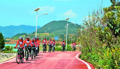 重庆万盛板辽湖美景美不胜收