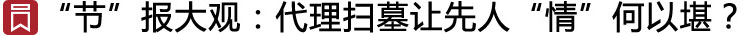 清明扫墓居然要代理！去世亲人“情何以堪”？