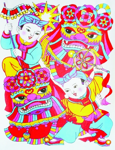 年画之乡景色新 年画之乡景色新