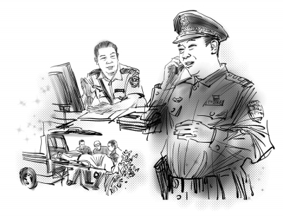 坚持——“全国优秀人民警察”吕建江纪事（报告文学）