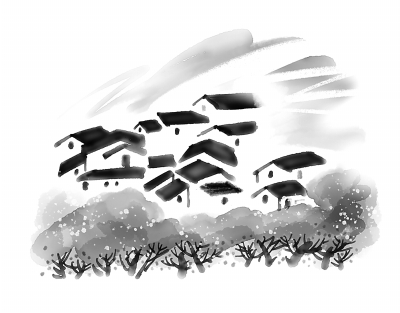 乡村炊烟 乡村炊烟