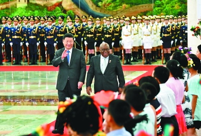 习近平同加纳总统阿库福-阿多举行会谈 习近平同加纳总统阿库福-阿多举行会谈