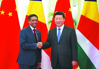 习近平会见塞舌尔总统富尔