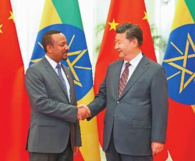 习近平会见埃塞俄比亚总理阿比 习近平会见埃塞俄比亚总理阿比