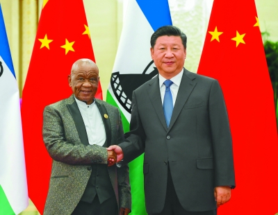 习近平会见莱索托首相塔巴内 习近平会见莱索托首相塔巴内