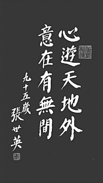 心游天地外 意在有无间——悼念张世英先生