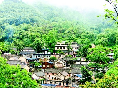 河南省辉县市郭亮村：悬崖天路 太行明珠