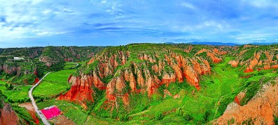 山西临汾：乘风逐梦 俯瞰大河