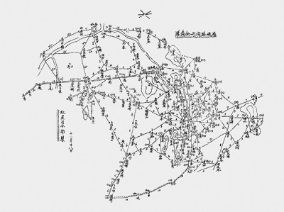 一张九十多年前的湘江战役地图