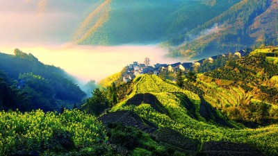 安徽黄山：黛瓦凝云烟 徽州入画屏