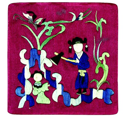 枕顶花开绽新彩——数字赋能枕顶织绣新演绎