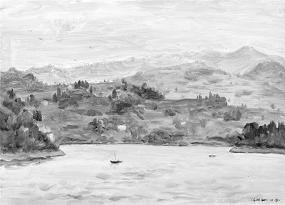 光明文化周末：河汊（布面油画）