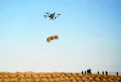 放眼望，“绿色长城”万里长