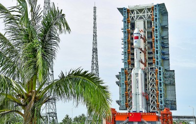 天舟九号将于近日择机发射 船箭组合体转运至发射区