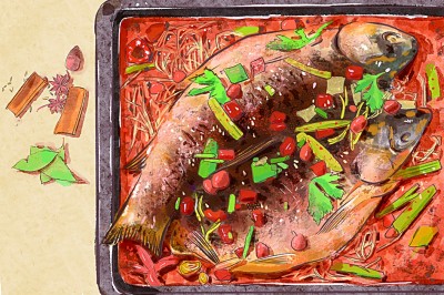 重庆：万州烤鱼，麻辣鲜香