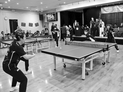 中美“乒乓外交”54周年纪念活动在拉斯维加斯举行