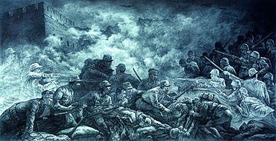 【光明文化周末】寸土不让（素描）