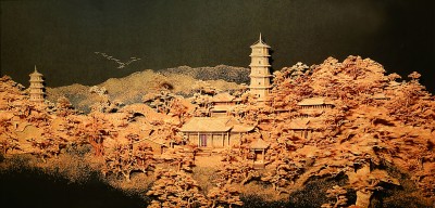 山川多妩媚 尽揽一框中——福州软木画的工艺之美