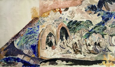 凝壁上神采 续千年文脉——从麦积山壁画《睒子本生》临摹作品谈起