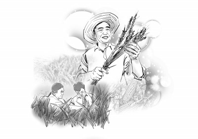 把饭碗端在自己手里