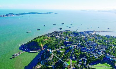 浙江省台州玉环市干江镇上栈头村:一座吊桥连通致富路 浙江省台州玉环市干江镇上栈头村:一座吊桥连通致富路