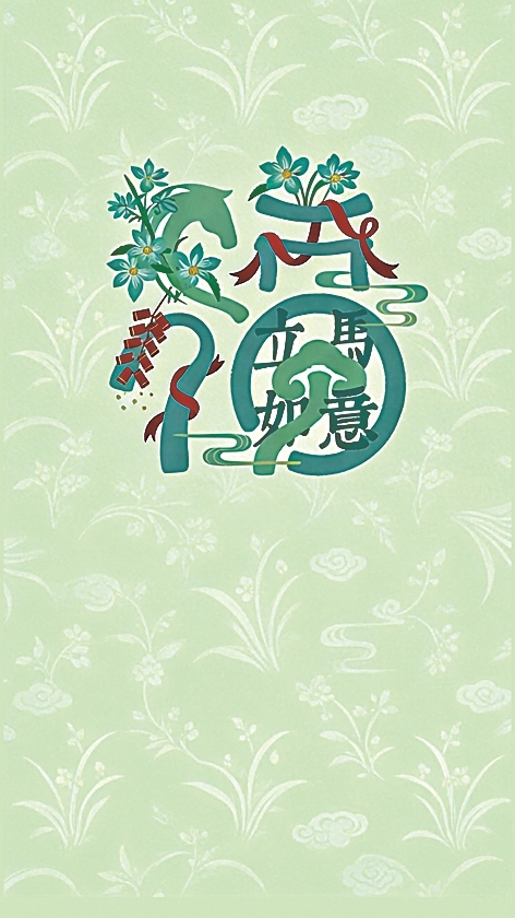 素纸呈祥 马上光明 素纸呈祥 马上光明