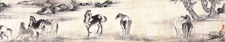 鲜衣怒马见风骨——张穆《七十龙媒图》赏析
