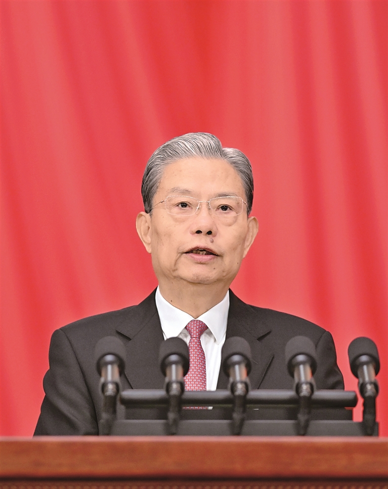 十四届全国人大四次会议举行第二次全体会议