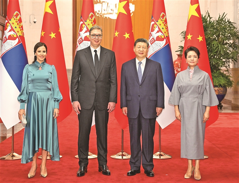 习近平同塞尔维亚总统武契奇会谈 习近平同塞尔维亚总统武契奇会谈