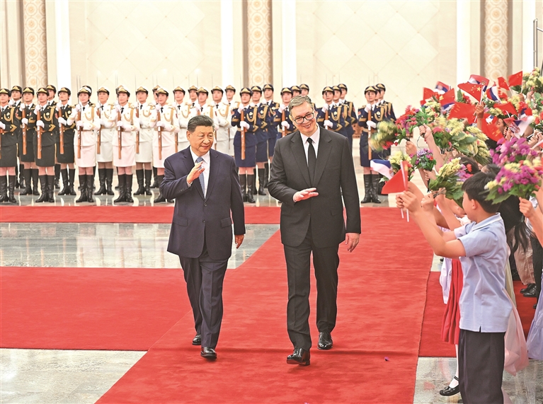 习近平同塞尔维亚总统武契奇会谈 习近平同塞尔维亚总统武契奇会谈