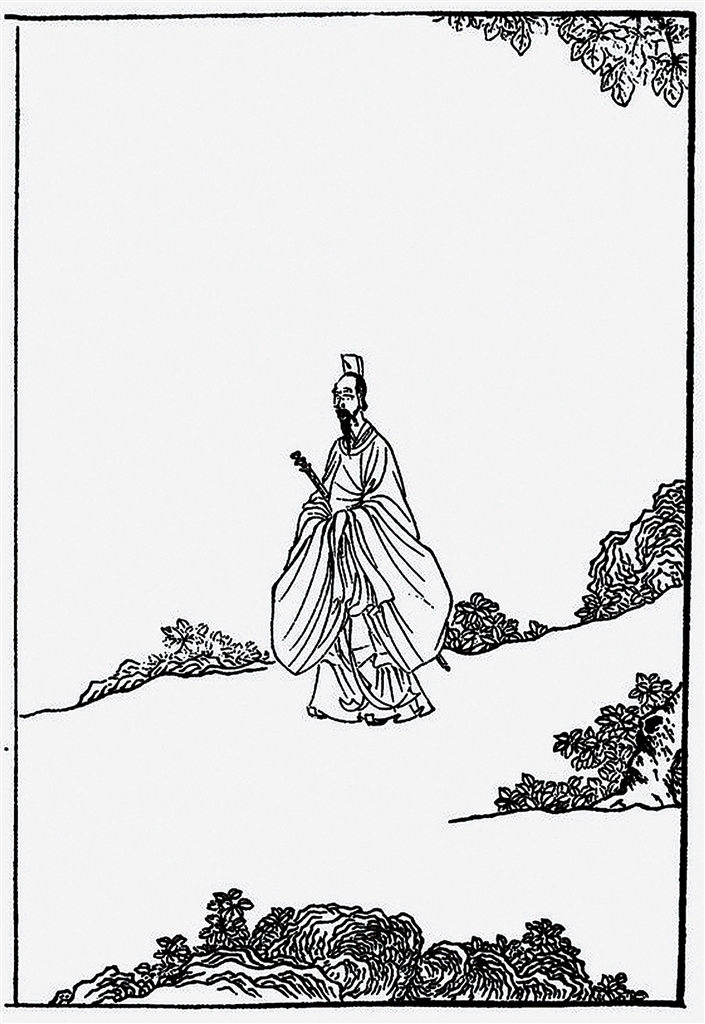 千年屈子像 丹青楚骚心