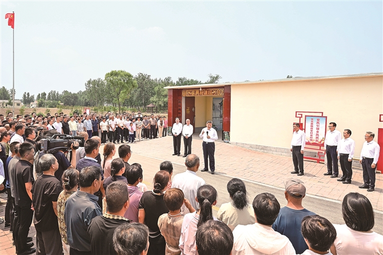 习近平在山东德州考察 习近平在山东德州考察