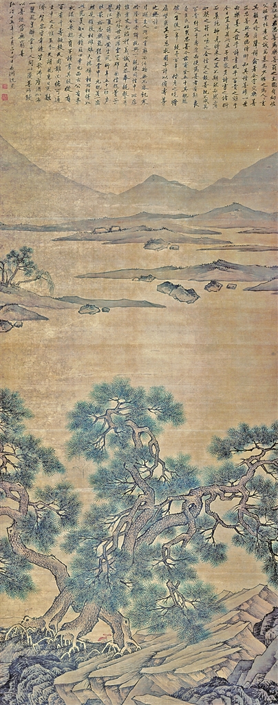 沈周《松坡平远图》里的积善之家 沈周《松坡平远图》里的积善之家