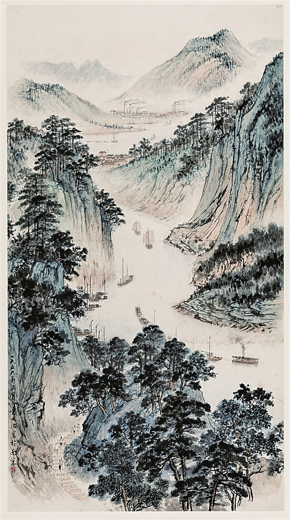 同一道峡江 各自的笔墨——“新金陵画派”三峡写生的启示