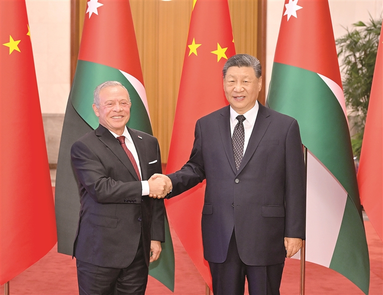 习近平同约旦国王阿卜杜拉二世会谈 习近平同约旦国王阿卜杜拉二世会谈