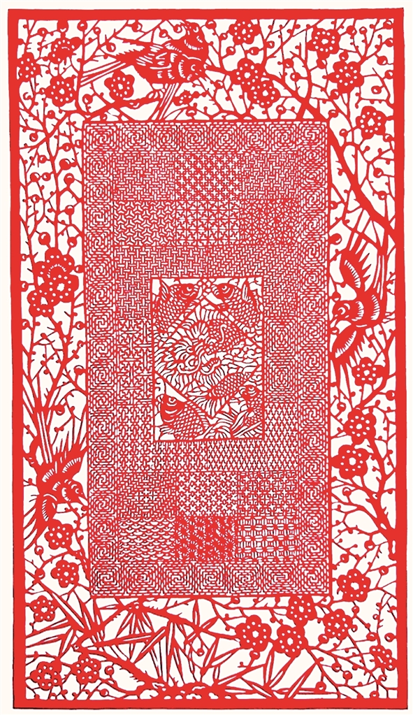 游刀刻毫厘 素纸绽繁花——乐清细纹刻纸的审美意蕴 游刀刻毫厘 素纸绽繁花——乐清细纹刻纸的审美意蕴